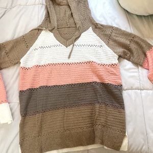 it’s crochet look sweater !